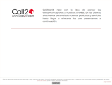 Tablet Screenshot of call2w.com